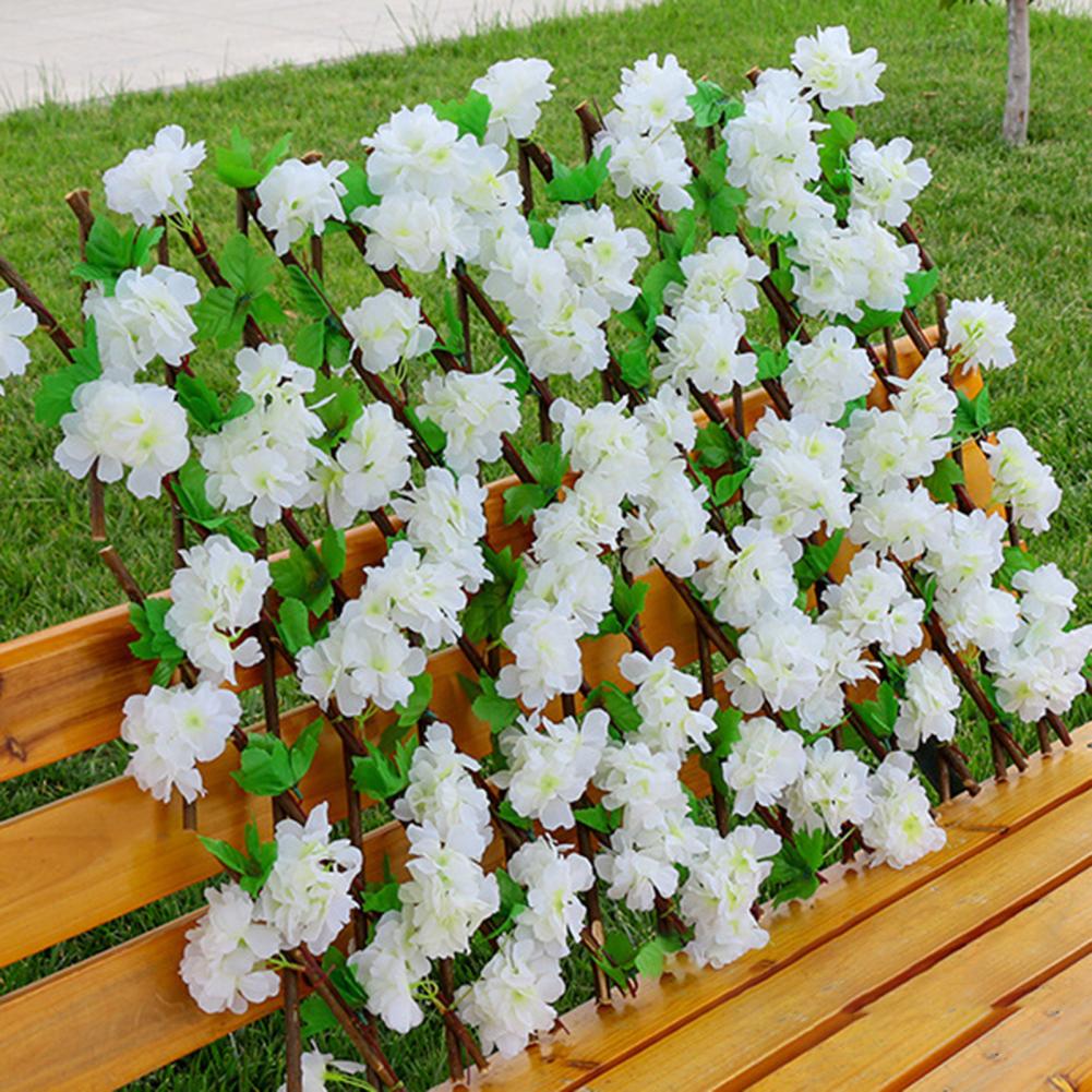 Cortina de Flores Artificiales Extensible