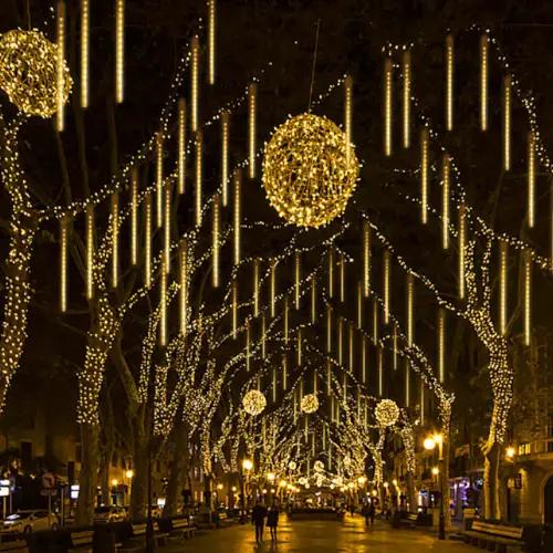 Lluvia de Meteoros Luz Cálida