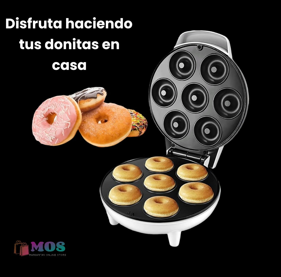  Mini fabricante de donas, máquina de donas desmontable